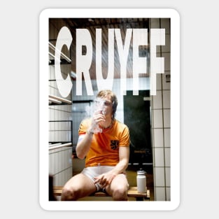 cruyff smoke Sticker